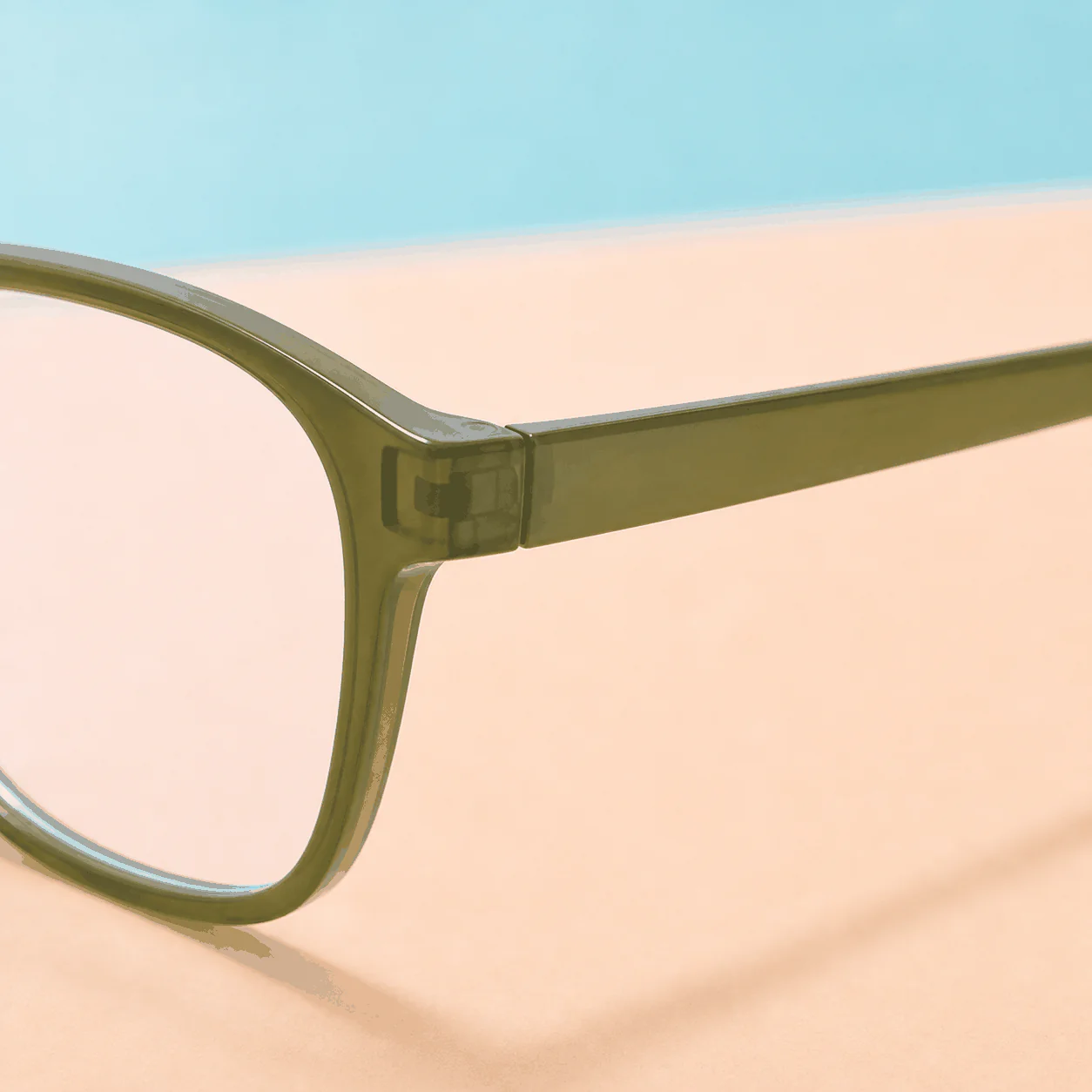 Agenda Blue Light Glasses - Olive lifestyle view