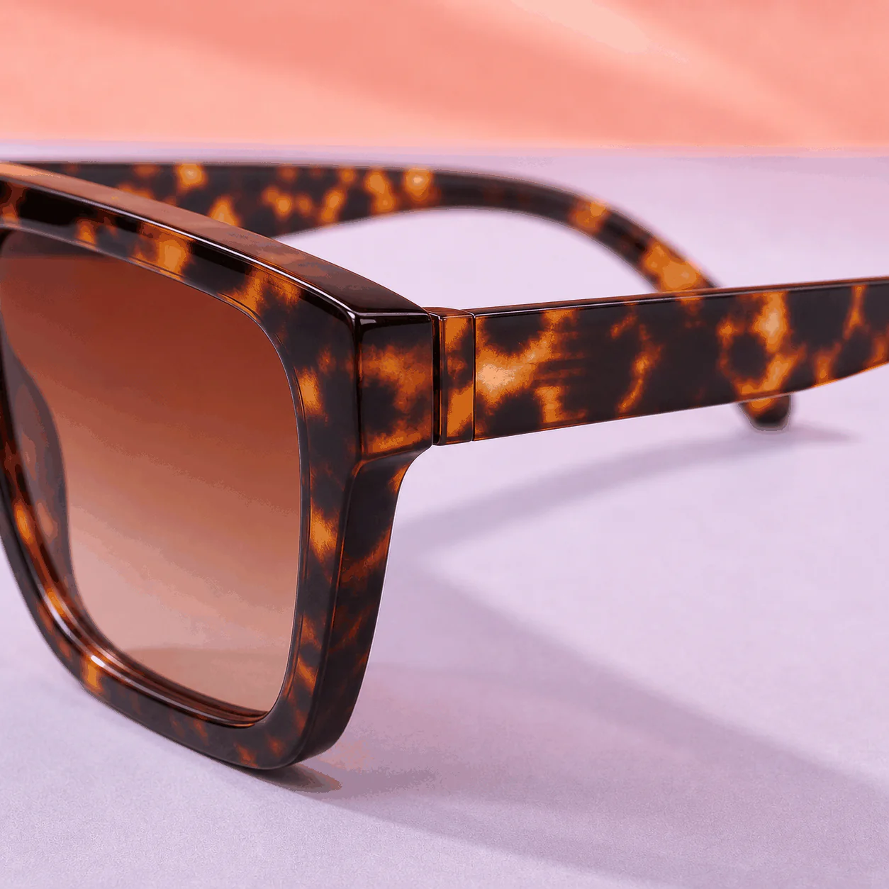 Canyon Square Sunglasses - Tortoise lifestyle view