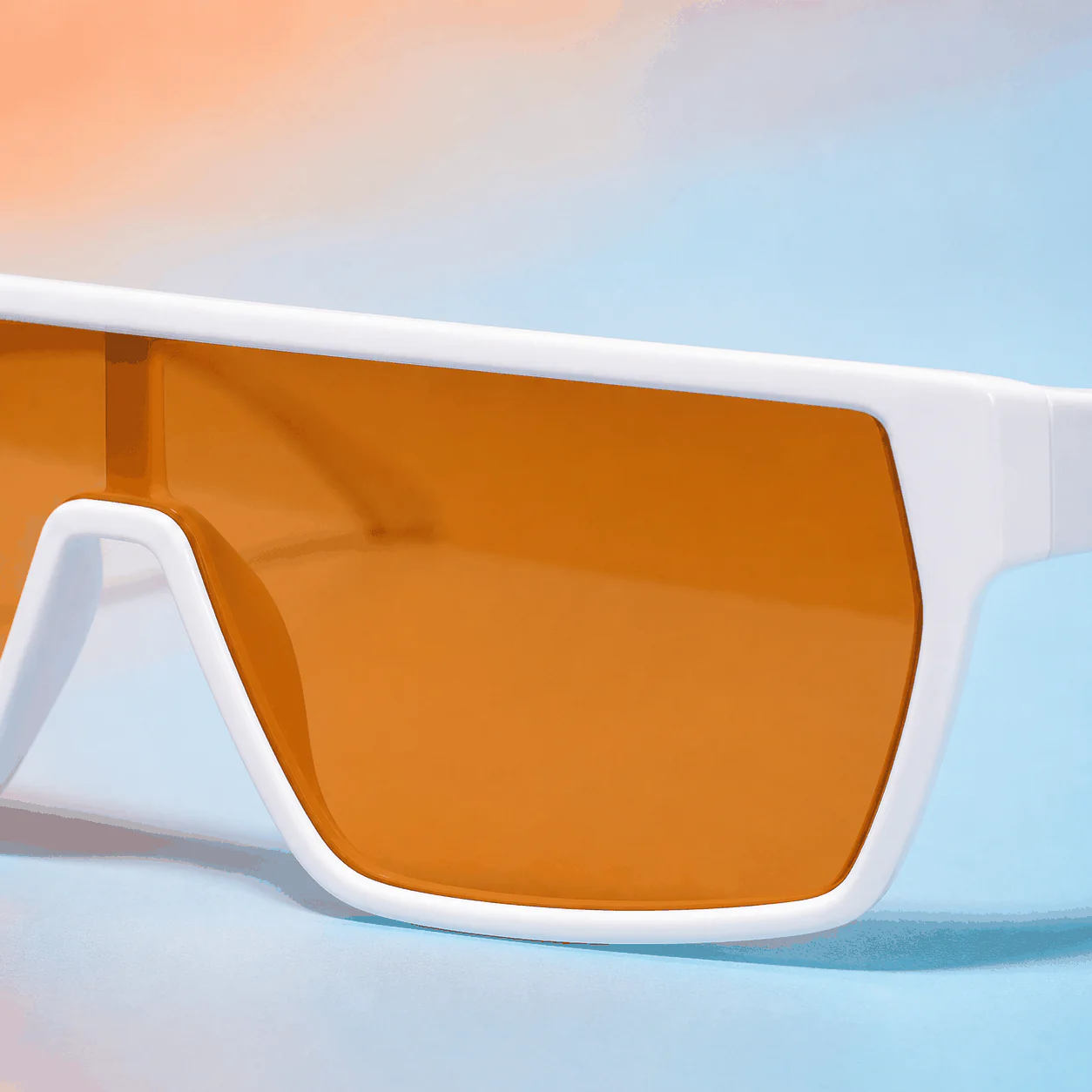 Clique Shield Sunglasses - White construction view