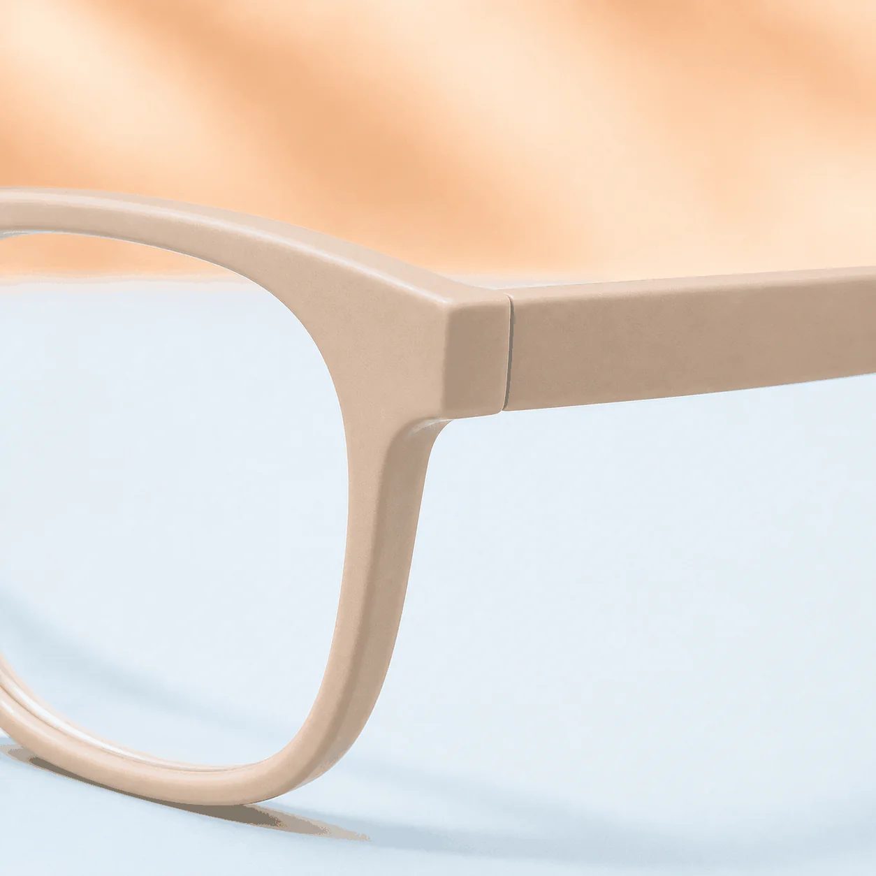 Commute Blue Light Glasses - Oat lifestyle view