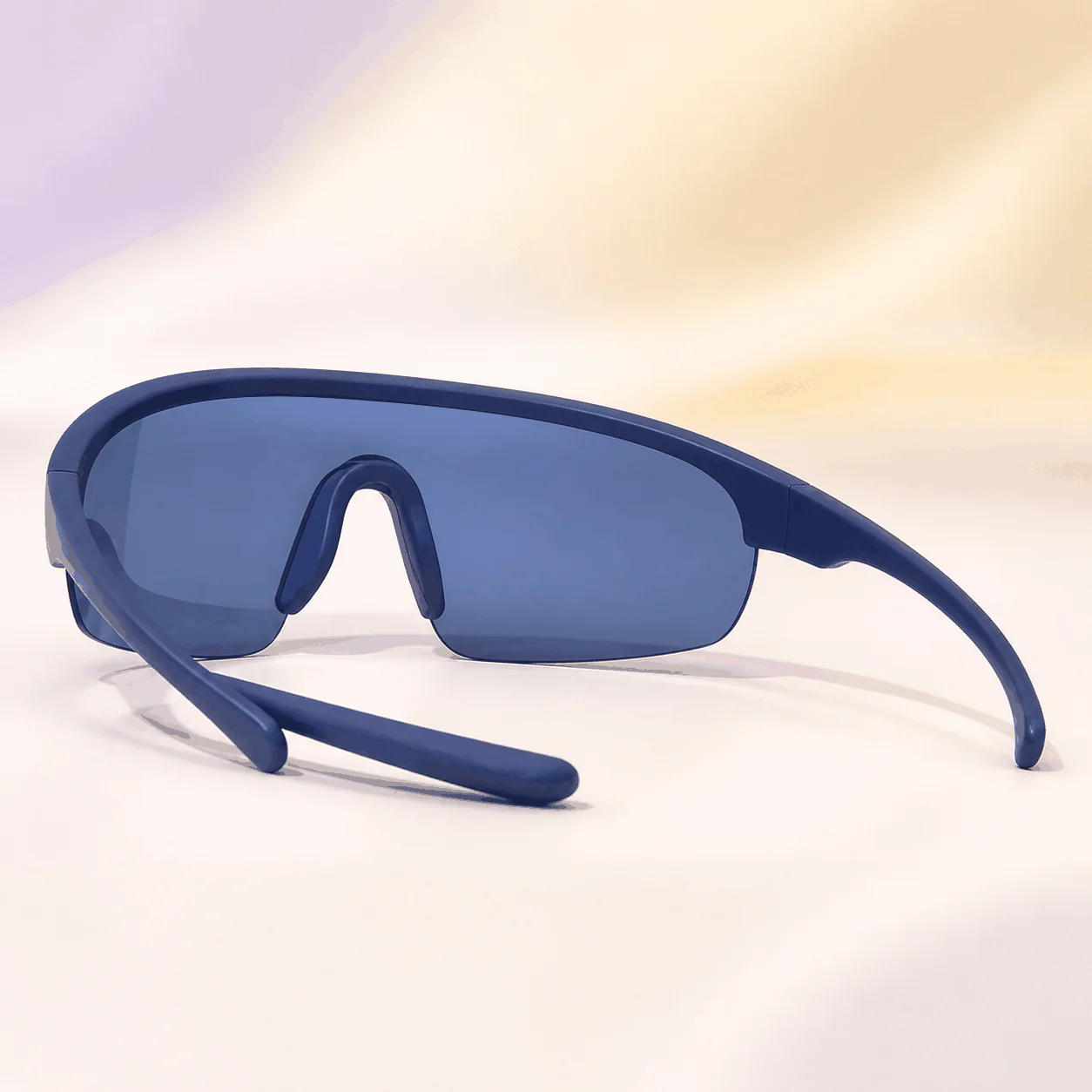 Current Shield Sunglasses - Navy material detail