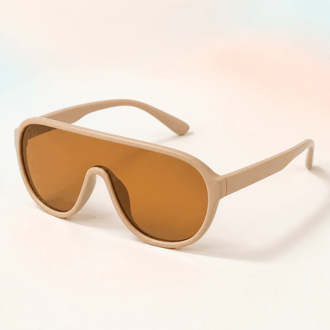 Daybreak Shield Sunglasses - Sand material detail