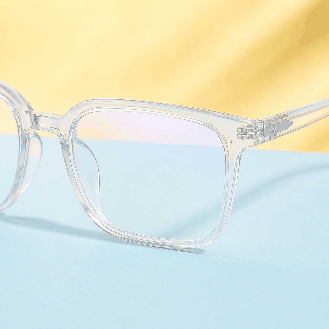Deskline Blue Light Glasses - Crystal construction view