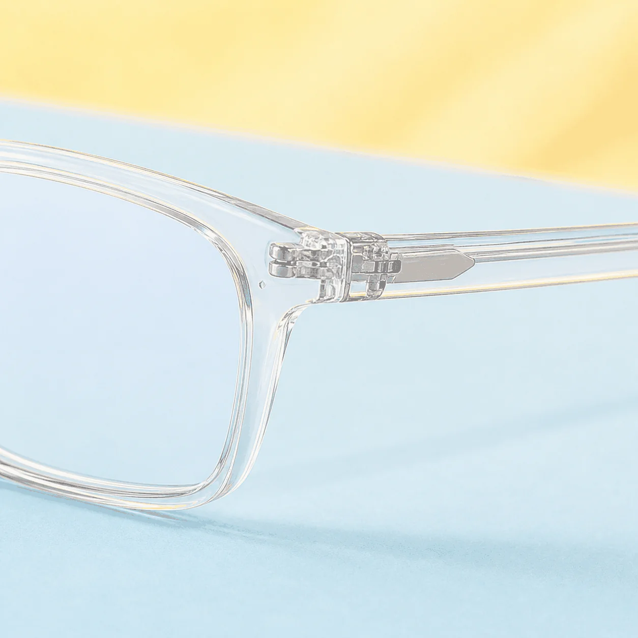 Deskline Blue Light Glasses - Crystal lifestyle view