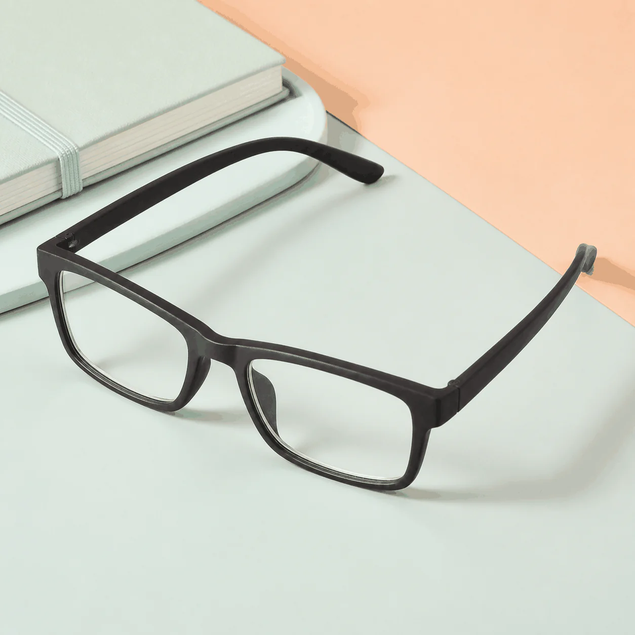 Index Reader Glasses - Matte Black material detail
