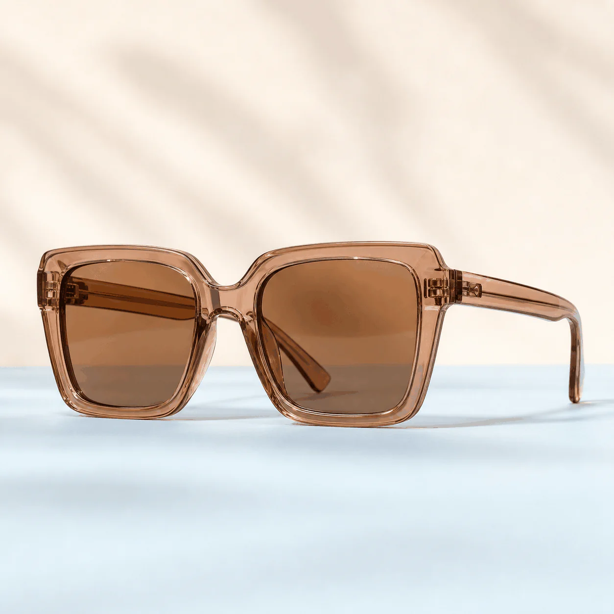 Jetset Square Sunglasses - Crystal Brown