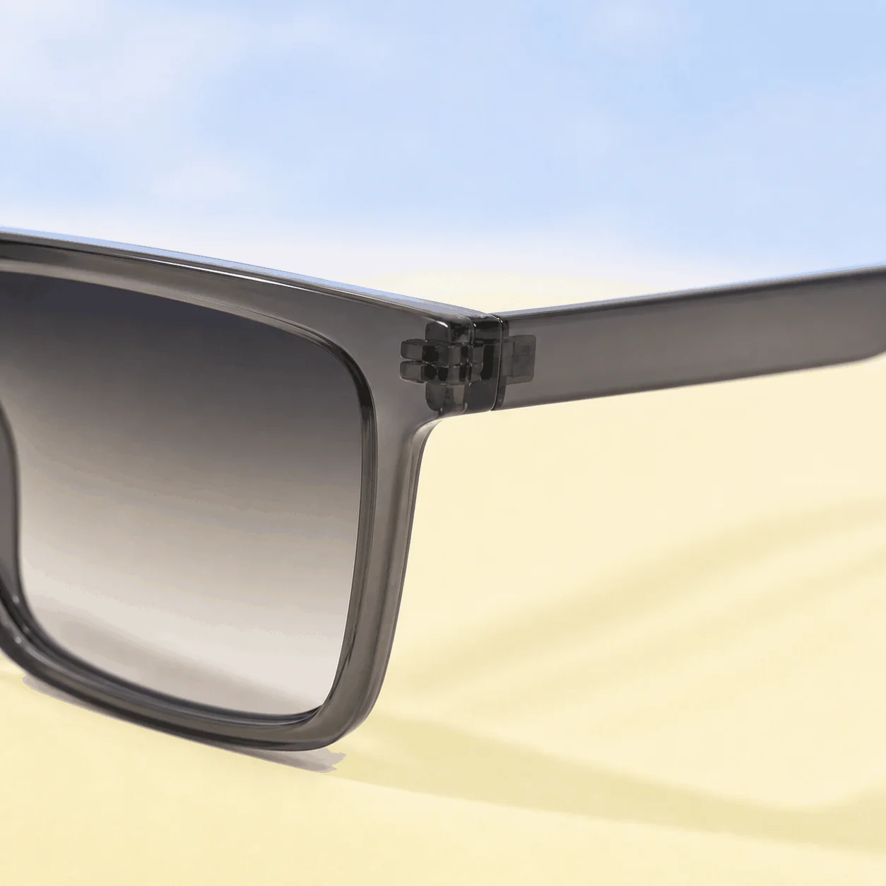 Metro Square Sunglasses - Graphite lifestyle view