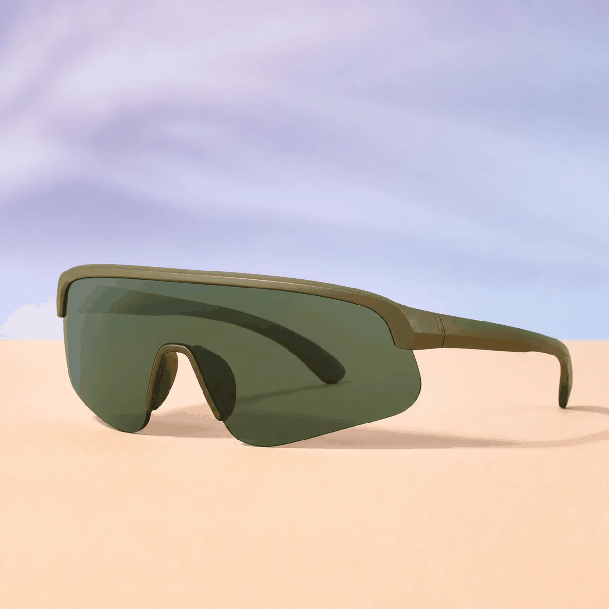 Mirage Shield Sunglasses - Olive