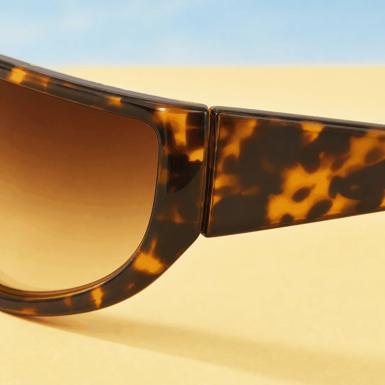 Solaris Shield Sunglasses - Tortoise lifestyle view