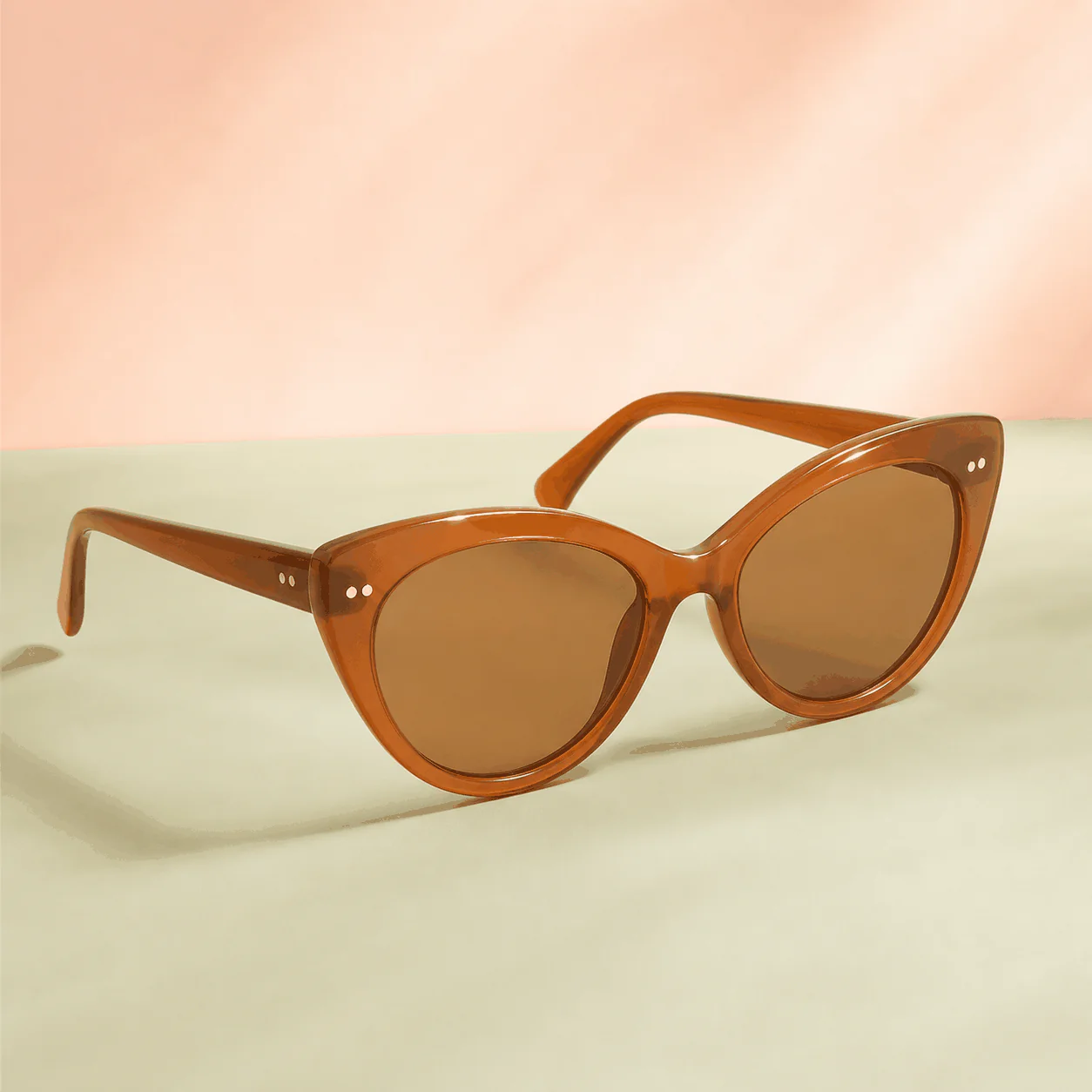 Solstice Cat Eye Sunglasses - Caramel