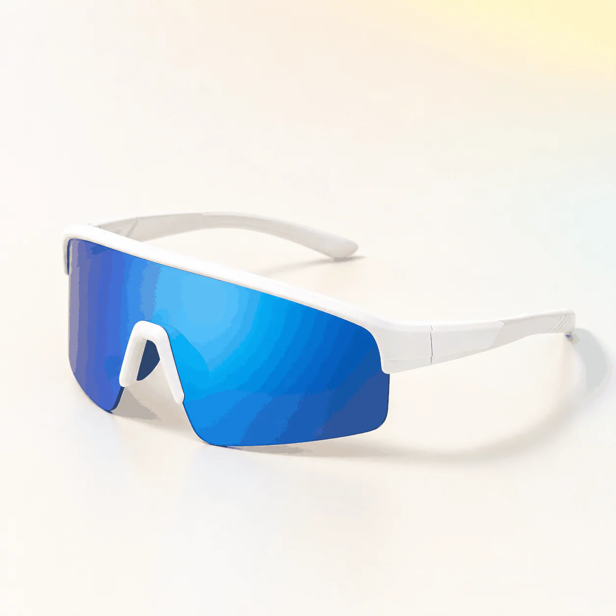 Summerside Shield Sunglasses - White material detail