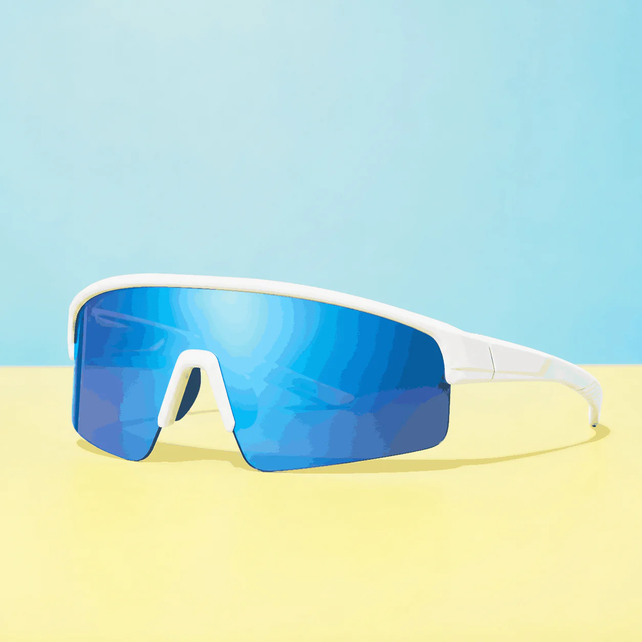 Summerside Shield Sunglasses - White